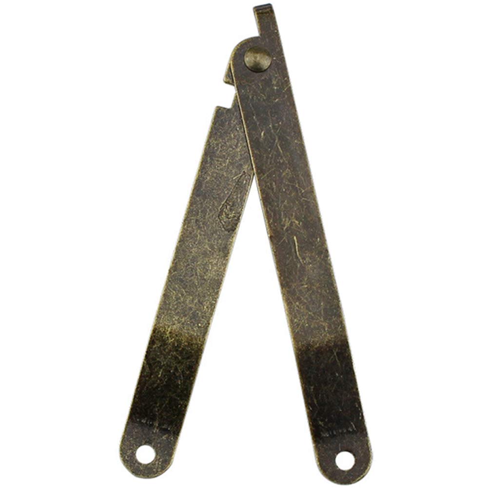 PiniceCore 2pcs Furniture Hinge Antique Lid Support Hinges for Box Chest Cabinet Door Kitchen Cupboard Hinges Lid Stays