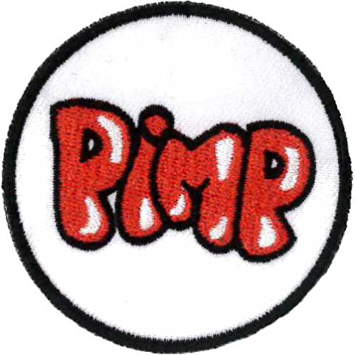 Klicnow Écusson brodé Pimp 6 cm de diamètre