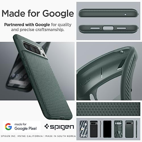 Spigen Liquid Air for Pixel 8 Pro Case, Abyss Green - image 7