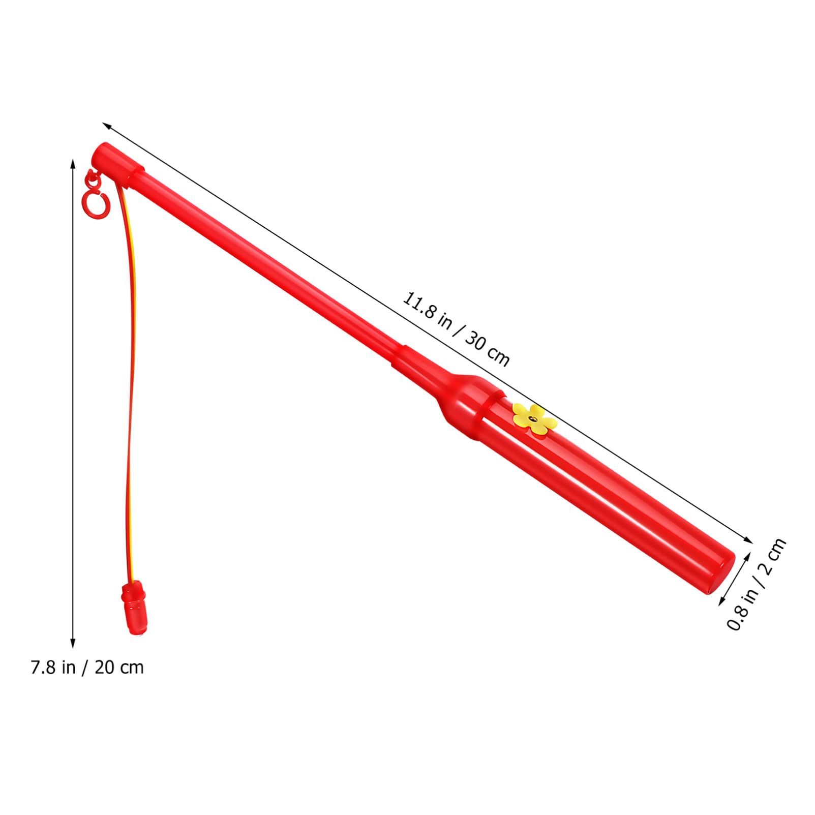 Mipcase 4Pcs Traditional Lantern Poles LED Light Stick Holders for DIY Lantern Making Durable Plastic Festival Decorations Unique Design for Home and Outdoor Use