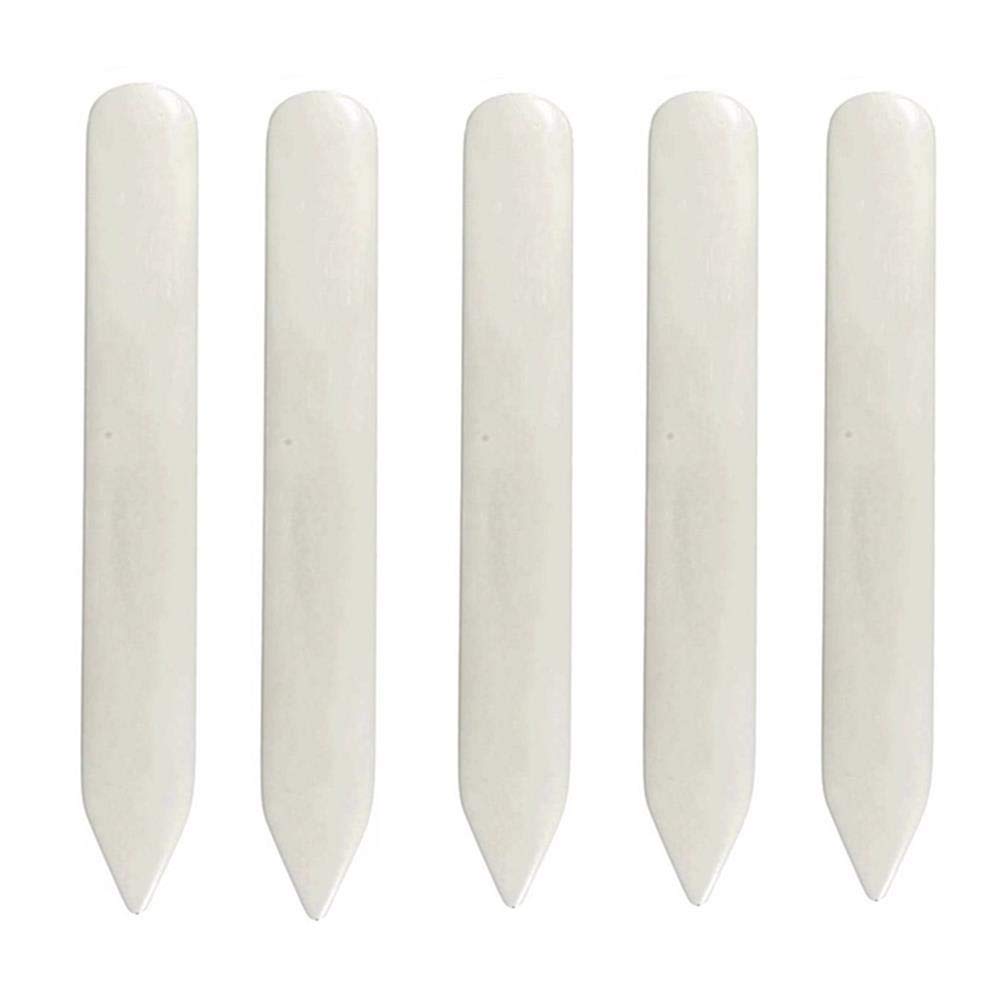 5 Pack Plastic Bone Folder Crafts Scoring Folding Creasing Paper Crafting Scrapbooking Tool forHandmade Paper Leather Crafts Book Binding and Card Making Crafts, 8 Inch