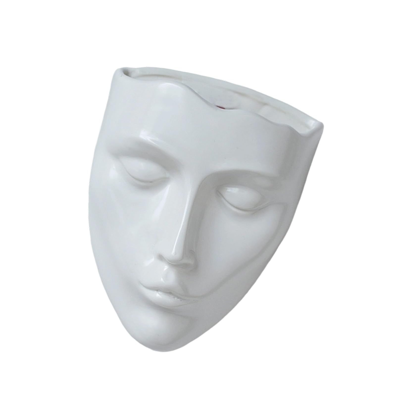 Snorvixre Ceramic Hanging Planter with Face Design Perfect for Vegetation Home Garden Decoration Gift Outdoor Planter