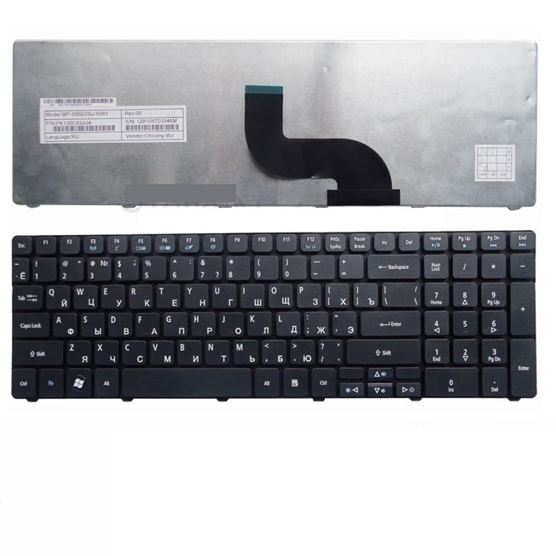 Clavier russe Acer Q5WPH Q5WT6 pour rédiger et étudier à la maison