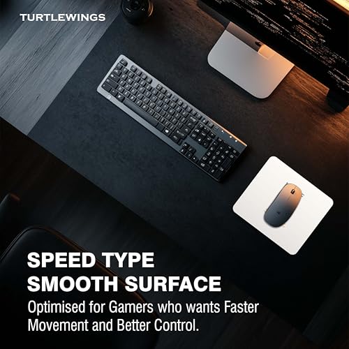 Image of TURTLEWINGS | Mousepad | Inspirational Quote Mousepad - 22x18 cm, 3mm Thick | Abstract Design Non-Slip Rubber Base | Office, Study & Gaming Use | Premium Smooth Surface 2 (Design 04)