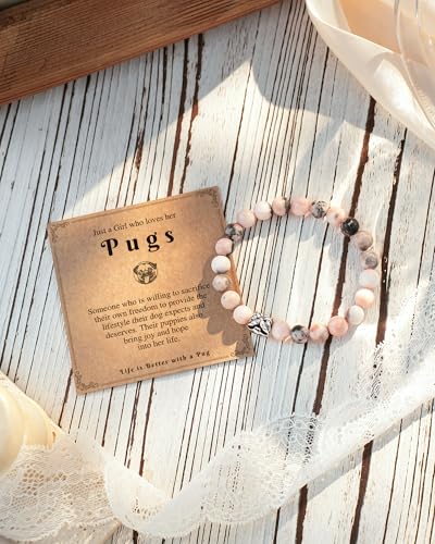Pug Gifts for Dog Lovers Dog Mom Gifts for Dog Moms Women with Message Card3