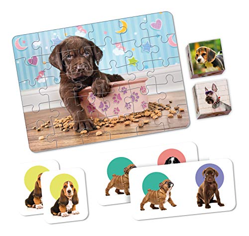 Clementoni Edukit 4 en 1 Puzzle y Domino para niños miniatura 2