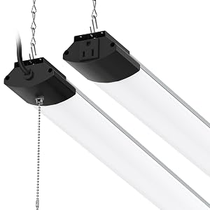 Barrina BS168 168W 8FT LED Shop Lights 16800LM 5000K High Output Linkable LED Shop Light for Garage Workshop