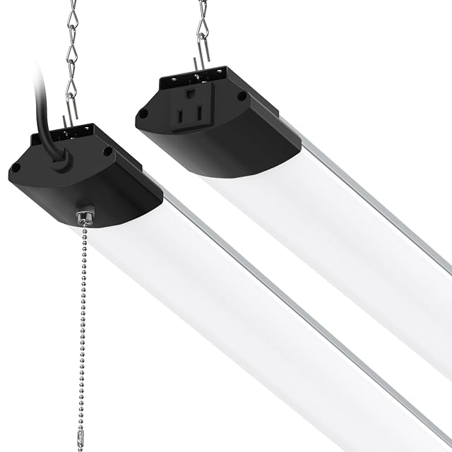 Barrina BS168 168W 8FT LED Shop Lights 16800LM 5000K High Output Linkable LED Shop Light for Garage Workshop
