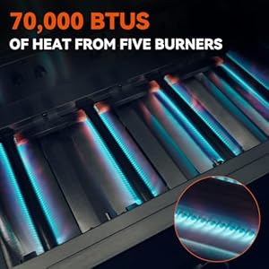 Hygrill40inchbuiltingrillstainlesssteel5burnergrillheadforoutdoorkitchenliquidpropane Urban Country Home Decor Hygrill 40 inch built in grill stainless steel 5 burner grill head for outdoor kitchen liquid propane urban country home decor