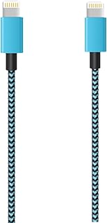 Fugetek Lightning Cable iPhone Charger Cable 10FT/3M-2Pack Charging Cable Lead USB Syncing Data Nylon Braided Cord Compatible iPhone 14 1312 Pro XR XS Max X 11 10 8 7 6s 6 Plus 5s 5