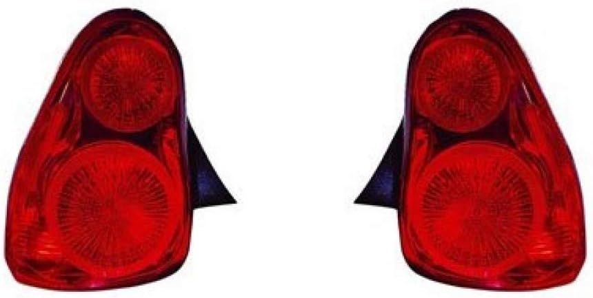 For Chevy Monte Carlo 2006 2007 Tail Light Assembly Unit Pair Driver and Passenger Side | GM2800205 | GM2801205 | 15913298, 15913299