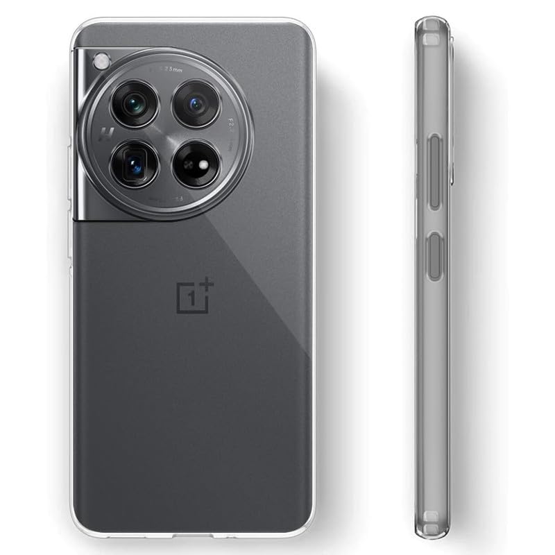 Image of Case Creation Brand - Mobile Cover for Oneplus 12 (Soft & Flexible Back Case), Transparent