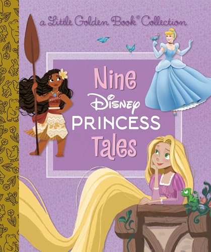 Nine Disney Princess Tales (Little Golden Book Collection)