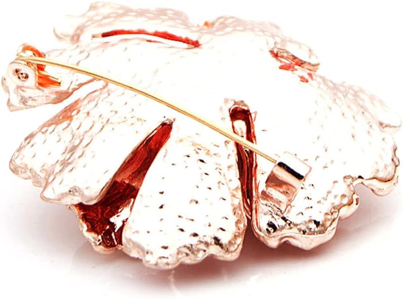 YouBella Jewellery Latest Stylish Crystal Unisex Floral Brooch for Wedding/Party for Women/Girls/Men, Onesize, Brass, No Gemstone