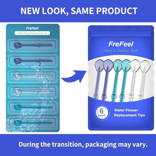 Image of Replacement Heads for Waterpik Water Flosser (6 Tongue Cleaner Tips)