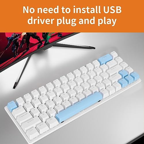 Teclado Mecánico Vikyemgep0t1szh-13 Cableado Compacto 68 Teclas miniatura 4