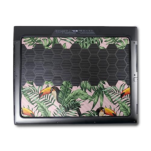 Image of MightySkins Carbon Fiber Skin Compatible With Alienware M18 R1 (2023) Full Wrap Kit - Hidden Toucan | Protective, Durable Textured Carbon Fiber Finish | Easy To Apply & Change Styles | Made in the USA