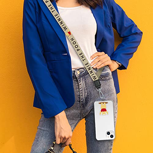 Premium Style ストラップホルダー付 ショルダーストラップ くまのプーさん プー プーさん ディズニー キャラクター PG-DSDST03POO