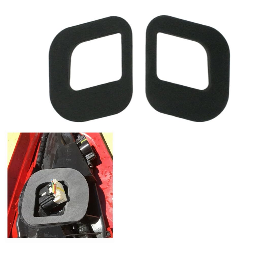 Kit de joints de feux arrières et feux stop pour Citroën C1 & Peugeot 107 MK1 (2005-2014), noir