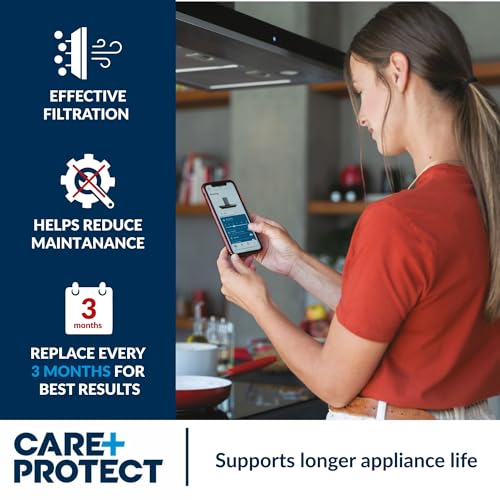 Care+Protect 2 in 1 Anti-Grease and Anti-Odour Filter for Hoods - Universal - Cut-to-Fit - High Absorption Power