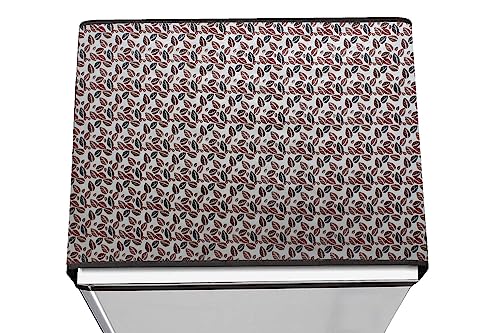 Image of Stylista Refridgerator top Cover Suitable for Samsung RT28C3452S8 /HL, 236 Liter Fridge, Dimension (WXD) 65x111 CM, Corals Pattern Grey