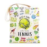 Photo Gallery yoljun regalo da tennis, borsa in tessuto con motivo tennis, borsa per la spesa, borsa leggera in tessuto da donna con manico, versatile e divertente per gli appassionati di tennis, ragazze, donne Photo Gallery yoljun regalo da tennis, borsa in tessuto con motivo tennis, borsa per la spesa, borsa leggera in tessuto da donna con manico, versatile e divertente per gli appassionati di tennis, ragazze, donne