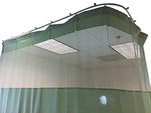 DevLon NorthWest Medical Curtains Privacy Hospital Cubicle Curtain with Flexible Track 10 Foot W x 9.3 Foot H Light Green