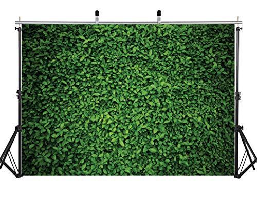 AIIKES 7x5ft Green Leaves Backdrop for Photography Spring Grass Photo Background Baby Shower