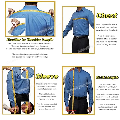 3 Piece Wedding Suit for Men Sequins Lapel Tuxedo Set Slim Fit Dress Prom Suits for Big and Tall STXZ0994