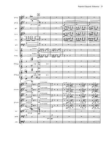 Four Orchestral Works in Full Score: Rapsodie Espagnole, Mother Goose Suite, Valses Nobles Et Sentim