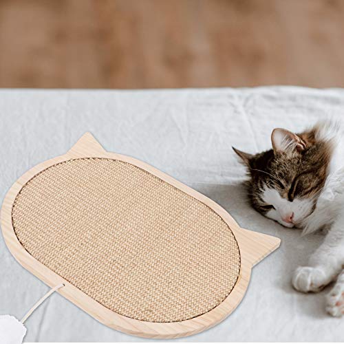 Balacoo Tapete arranhador para gatos montado na parede com bola, pós de arranhão criativo para gatos