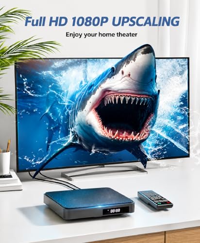 Image of ARAFUNA DVD Players for TV HDMI RCA, 1080P, All Region Free, USB /TF Port | Small DVD /CD Player with Remote Control Support PAL /NTSC Plays and Multiple Formats for Home, Travel
