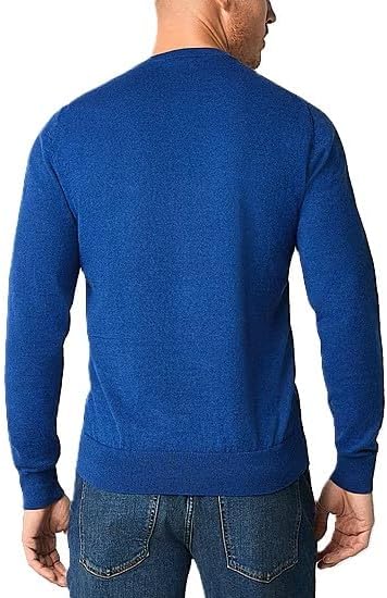 St. John's Bay Men's Crew Neck Pullover Sweater, Long Sleeve, Electric Blue - Image 2