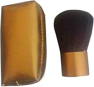 فرشاة بلاشر كثيفه وناعمة بجراب دهبي اللون