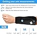 Wetsleeve - Wearable Hydration Sleeve | 12oz Water/Sports Drink Capacity | Leak Proof, Food-Grade | Adjustable, Breathable | Running, Hiking, Cycling, Camping | Black, Small