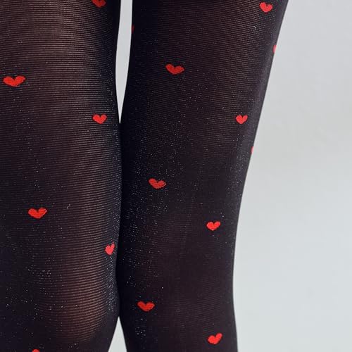 Image of Sahabowi Women Sheer Tights, High Waist Pantyhose, Vintage Control Top Stockings(Patterns Colourful), Pantyhose5
