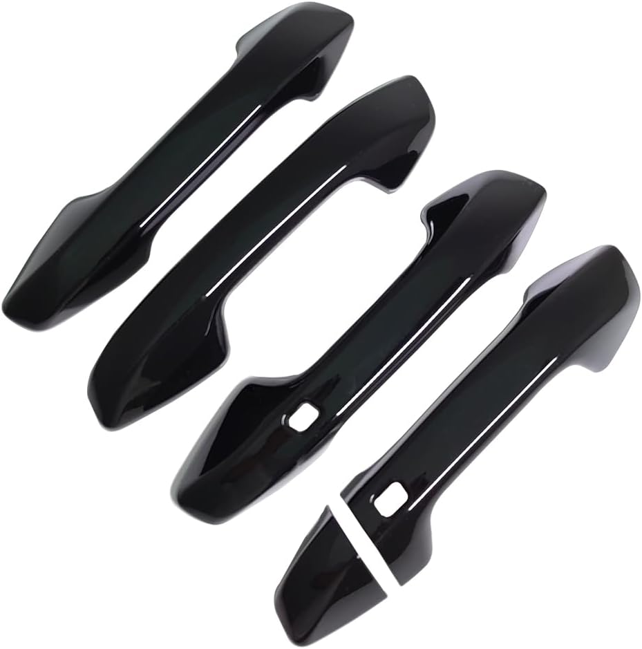 AOKIO Glossy Black Exterior Door Handle Cover Trim for Kia Forte Accessories 2019 2020 2021 2022 2023 2024 (for Left Hand Drive)