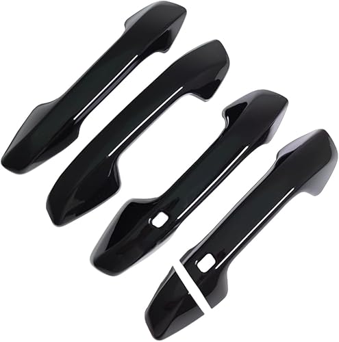 Miniatura 2 de Cubierta de manija exterior negra brillante para accesorios Kia Forte 2019 2020 2021 2022 2023 2024 (para volante a la izquierda)