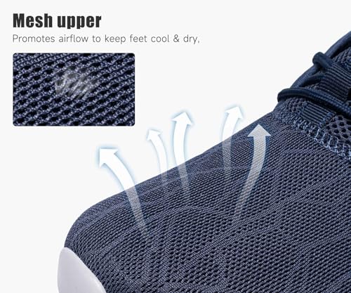 FENLERN Mens Running Shoes Tennis Gym Sneakers Casual Slip On Walking Lightweight Athletic Workout Breathable Fashion Sports Shoes3