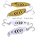 LURESMEOW Fishing Spoons Lures for Bass Trout Pike Walleye,Hard Metal Spoons Lures Kit for Freshwater Saltwater,Casting Fishing Lures Blade Baits,Fishing Spoons Blade Swimbait