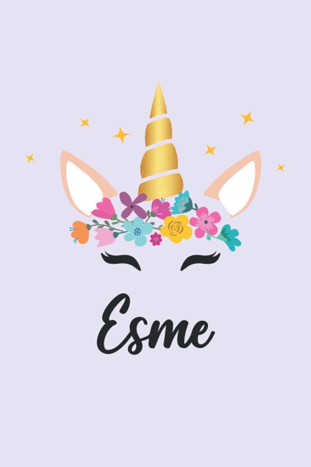 Esme: Personalized Name Notebook | Wide Ruled Paper Notebook Journal | For Teens Kids Students Girls| For Home School College | 6x9 inch 120pages