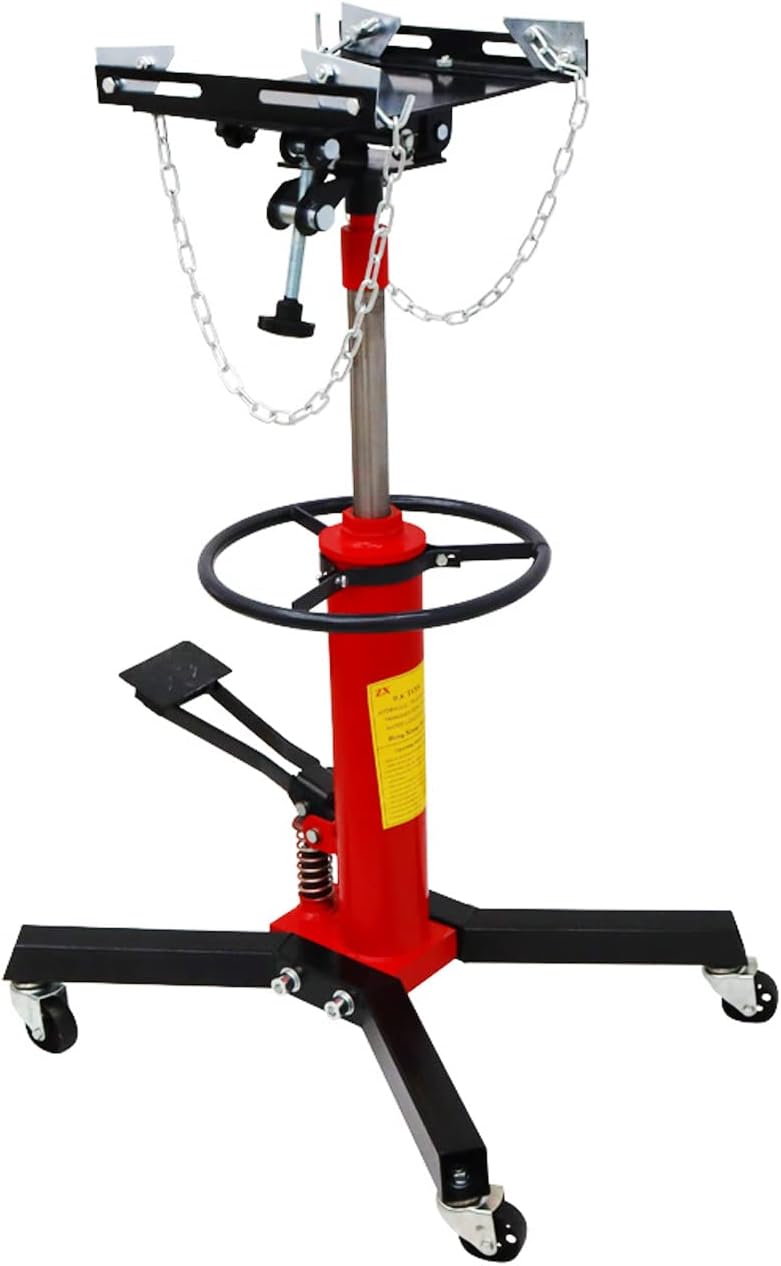 0.6T Hydraulic Transmission Jack Hydraulic Transmission Jack Car Lift 360° Swivel Wheels Lift Hoist Lifting Height 70inch with Single Pump