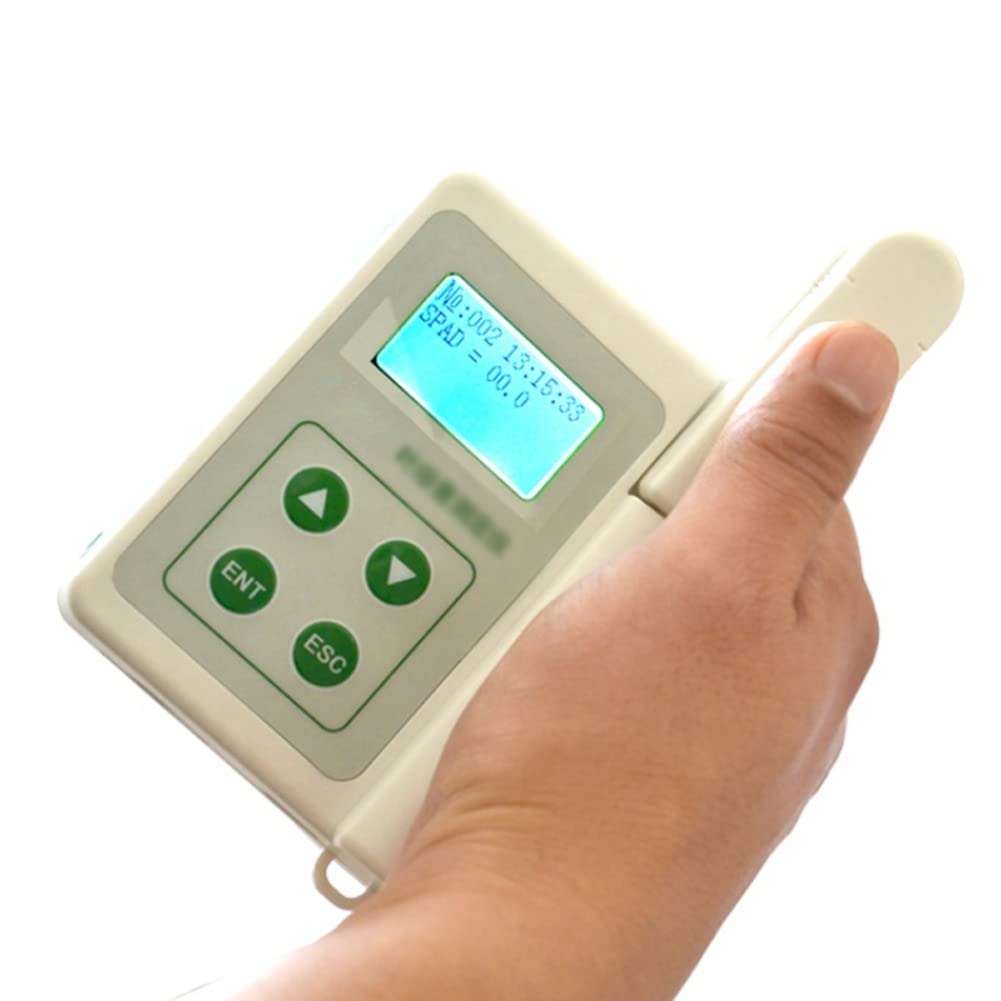 Portable TYS-A Chlorophyll Meter for Testing Plant Chlorophyll Analyzer Chlorophyll Tester digital with LCD display Chlorophyll: 0.0-99.9SPAD Nitrogen: 0.0-99.9MG/G, for Testing Plant Chlorophyll