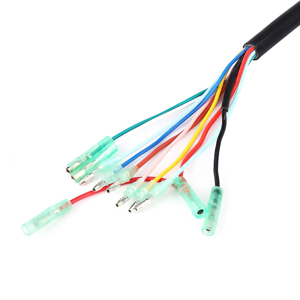 Cablaggio Marino Elettrico, Cavo 10 Pin da 16 Piedi con Connettore Compatibile con Yamaha 703, Ricambio 688-8258A-20-00 per Scatola Comandi di Motore Fuoribordo Nautico