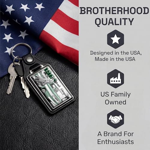 Image of Brotherhood Car Key Chain for Corvair - Classic Models Keychain for Men and Women Gift Key Ring
