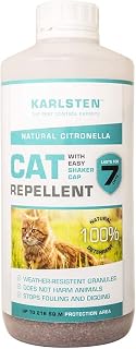 Karlsten Cat Repellent Anti Fouling Granules, Natural Humane Cat Deterrent Citronella