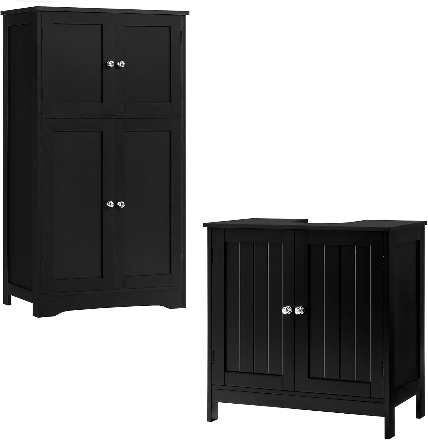 Amazon.com: Iwell Storage Cabinet, Bathroom Storage Cabinet with 4 ...