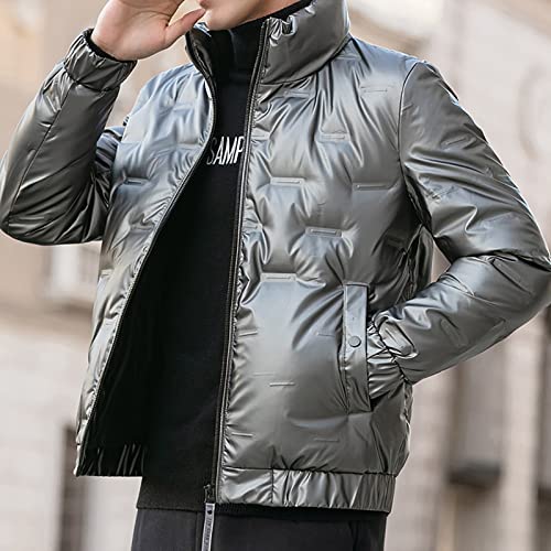 Jaqueta masculina leve Puffer casaco de inverno para neve esqui viajar à prova de vento jaqueta acol