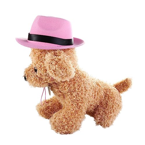 Kopida 3Pcs Pet Dog Cowboy Hat Adjustable Buckle Pet Hat Puppies Cowboy Cowgirl Cosplay Caps For Pet Cosplay Photo Props Accessories thumb #5