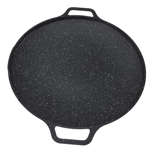 Hamwesh Sartén para Parrilla de Barbacoa Coreana, Aleación de Aluminio, Calentamiento Rápido, Resistente a Altas Temperaturas, Sartén para Parrilla Coreana para Estufa, para Barbacoa Eléctrica con